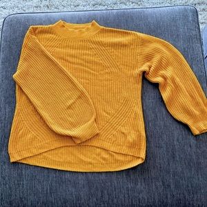 Oversized tunic Yellow Old Navy Mockneck Sweater